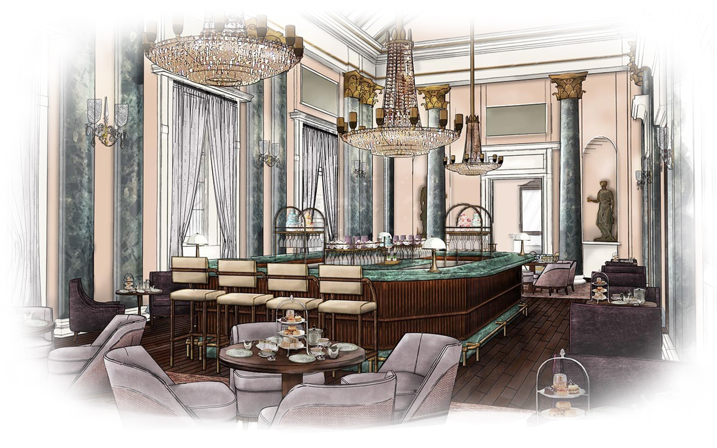 Restoration project interior graphic 1