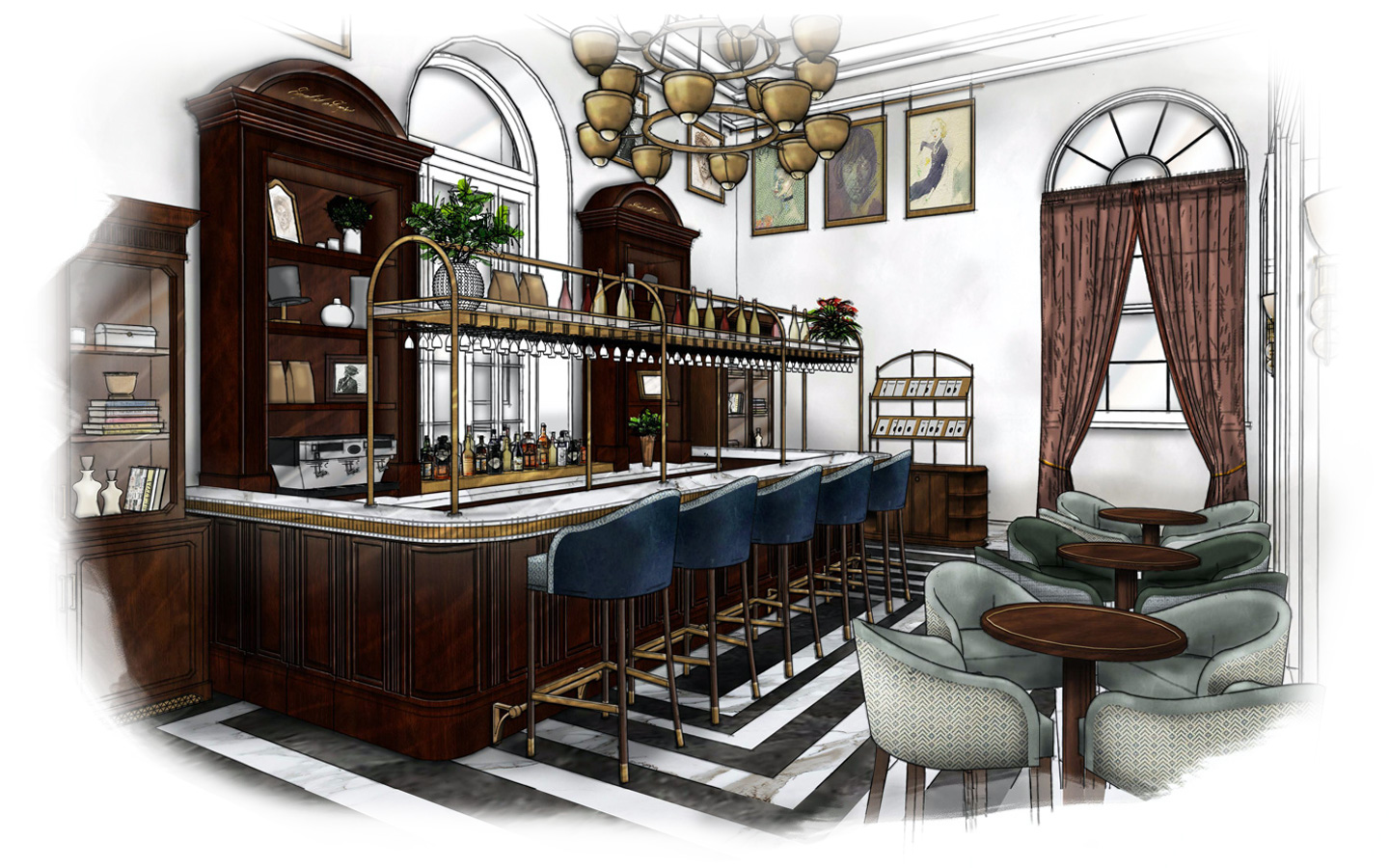 Restoration project interior graphic 2